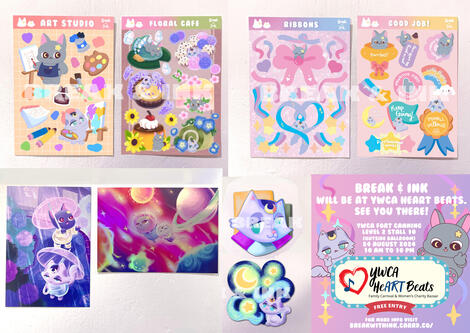 selling prints and stickers